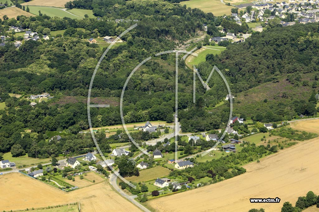 Photo arienne de Saint-Senoux (les Quatre Routes)