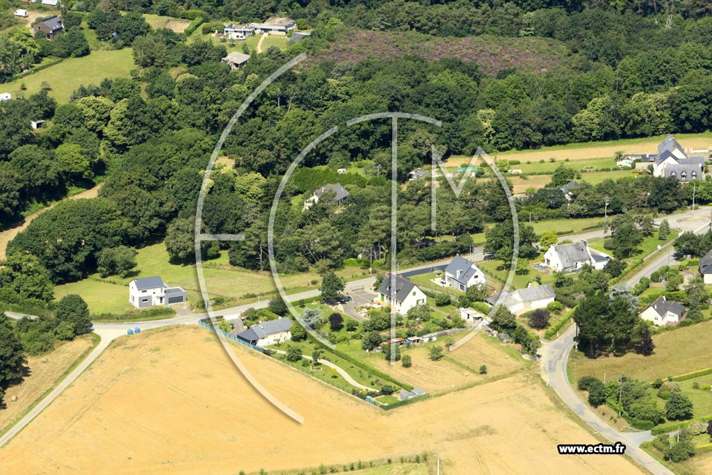 Photo arienne de Saint-Senoux (les Quatre Routes)