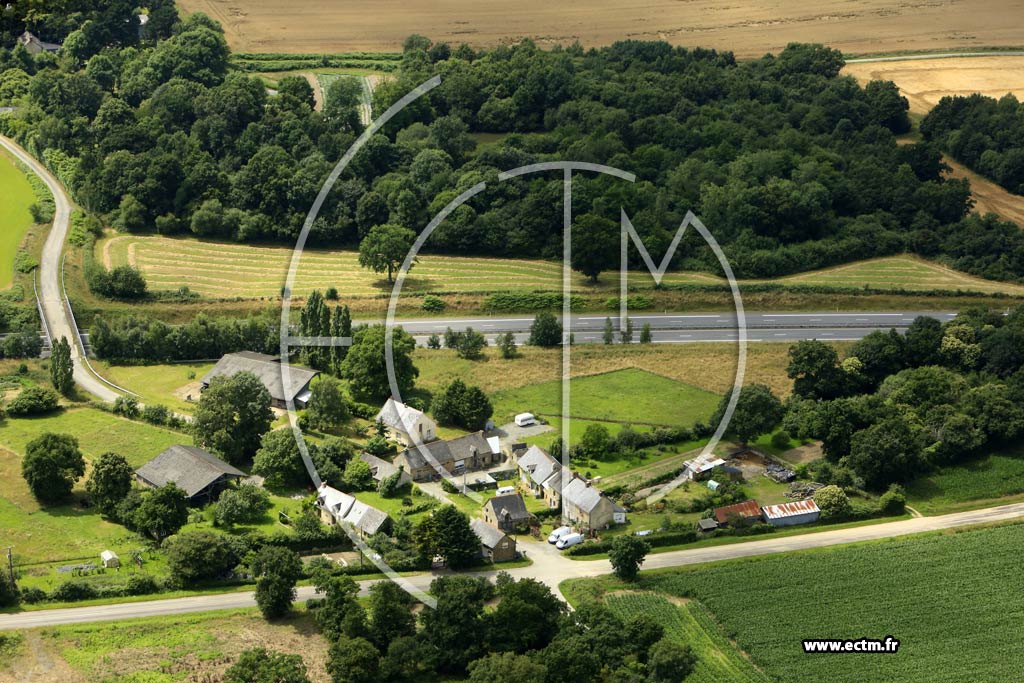 Photo arienne de Grand-Fougeray (la Brharais)