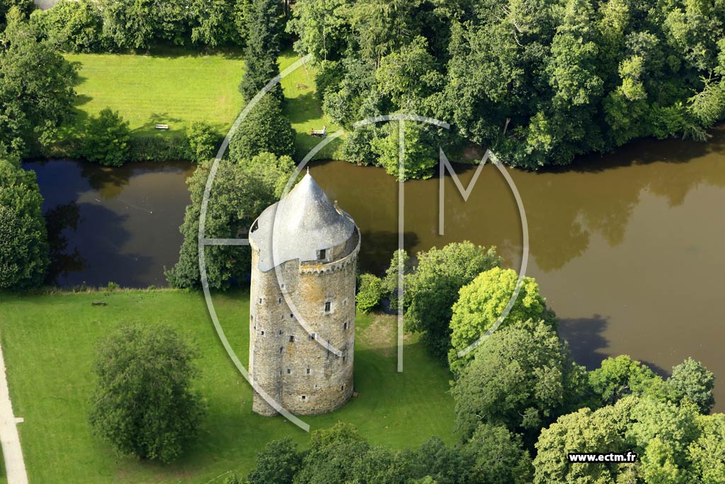 Photo arienne de Grand-Fougeray (Tour du Guesclin)