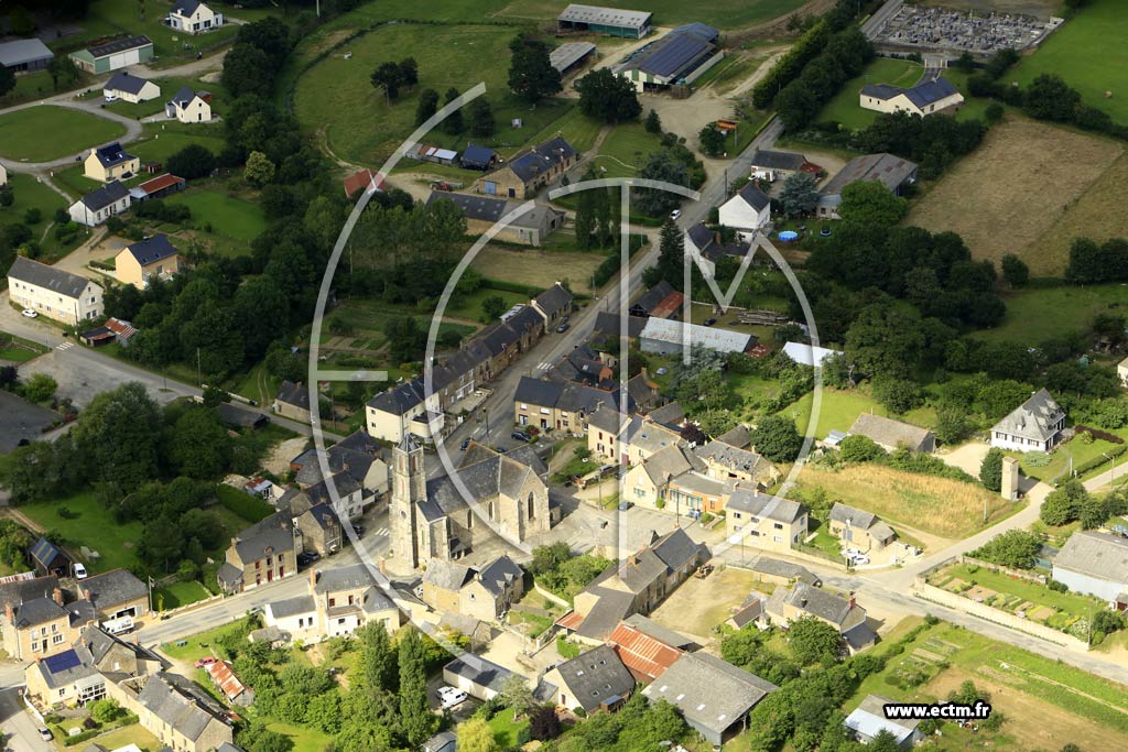 Photo arienne de La Bosse-de-Bretagne