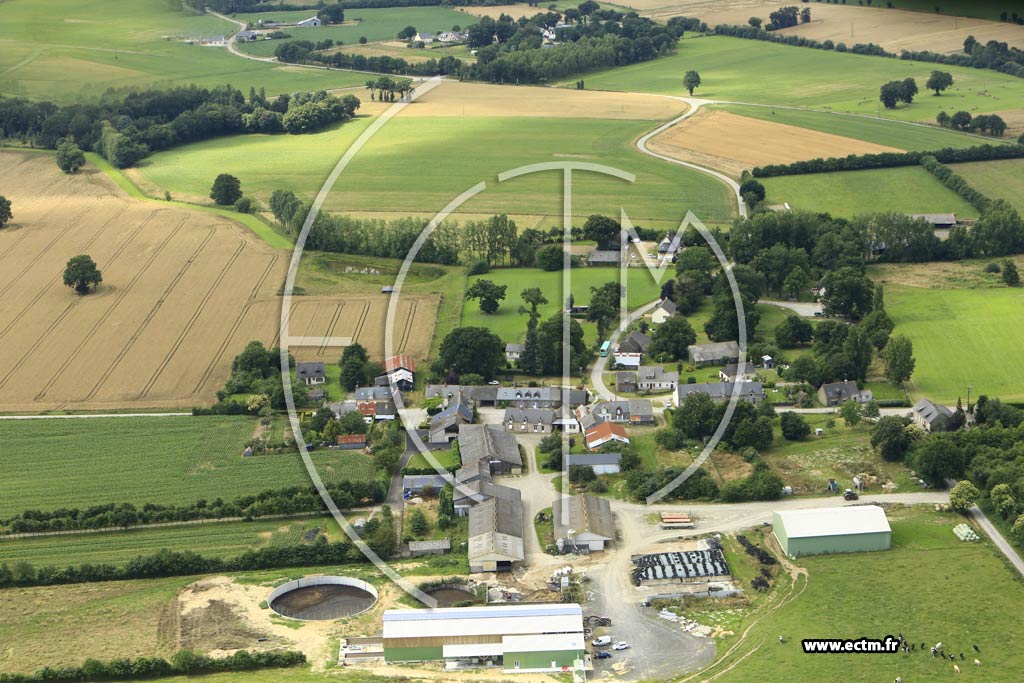 Photo arienne de Messac (la Romnais Guillaume)