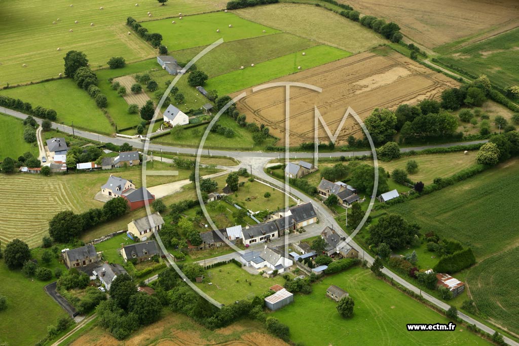 Photo arienne de Saint-Sulpice-des-Landes (la Rennerie)