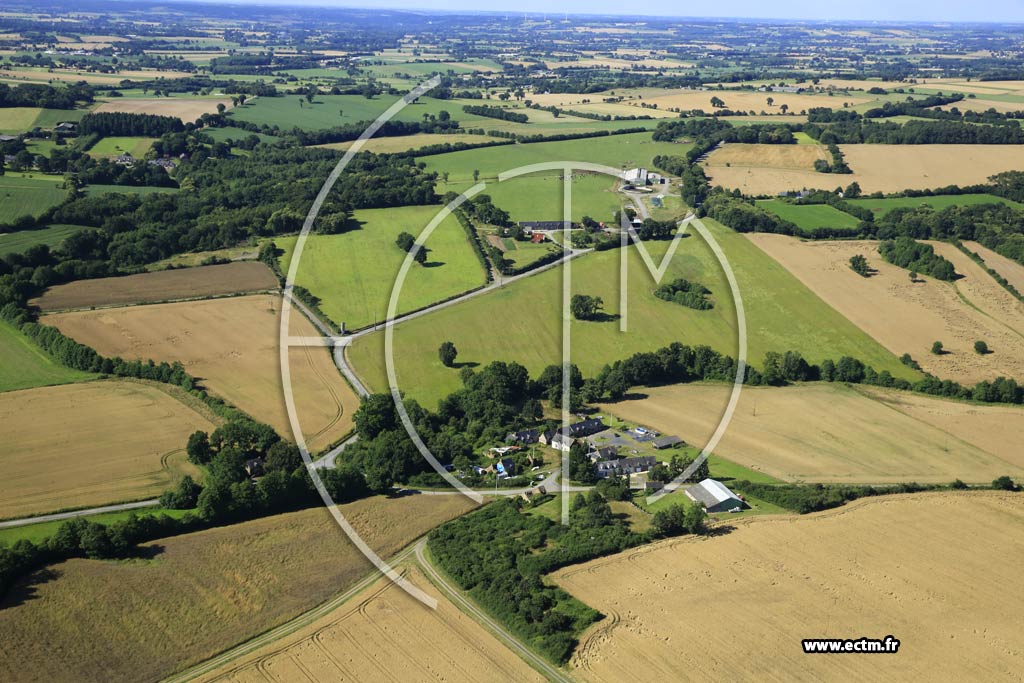 Photo arienne de Sainte-Anne-sur-Vilaine (le Gras Painel)