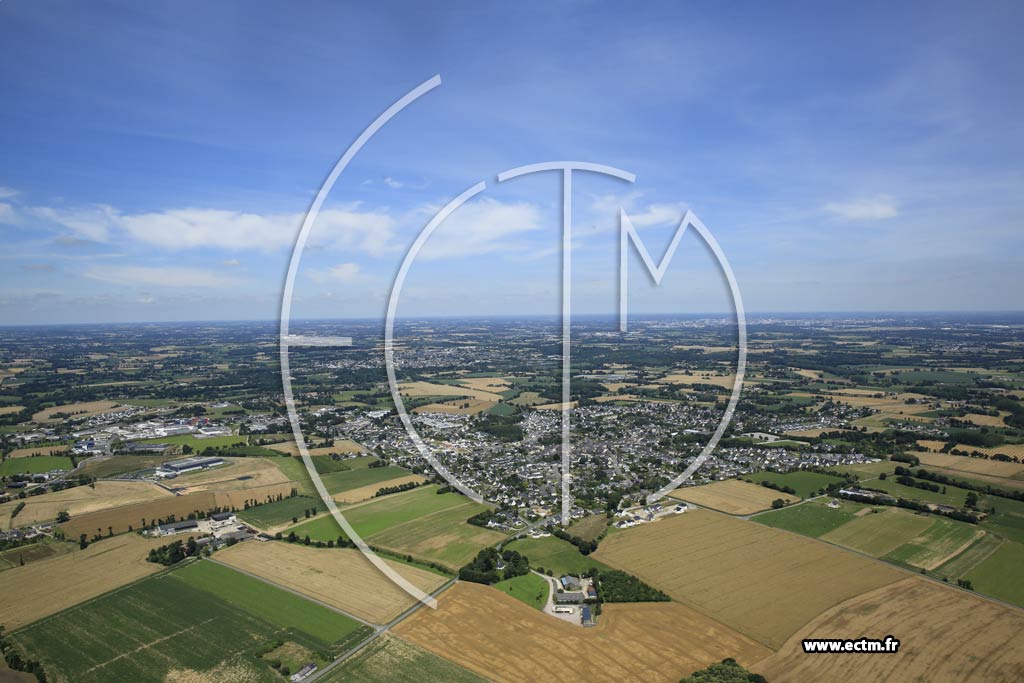 Photo arienne de Bral-sous-Montfort