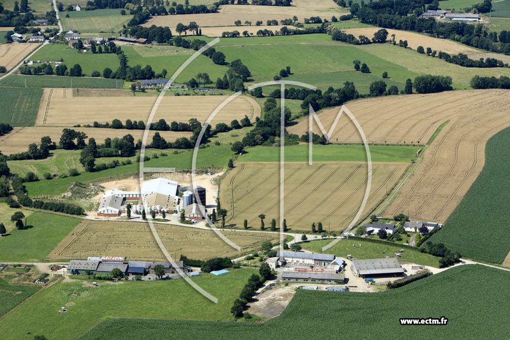 Photo arienne de Bral-sous-Montfort (la Tremblais - la Mottire)