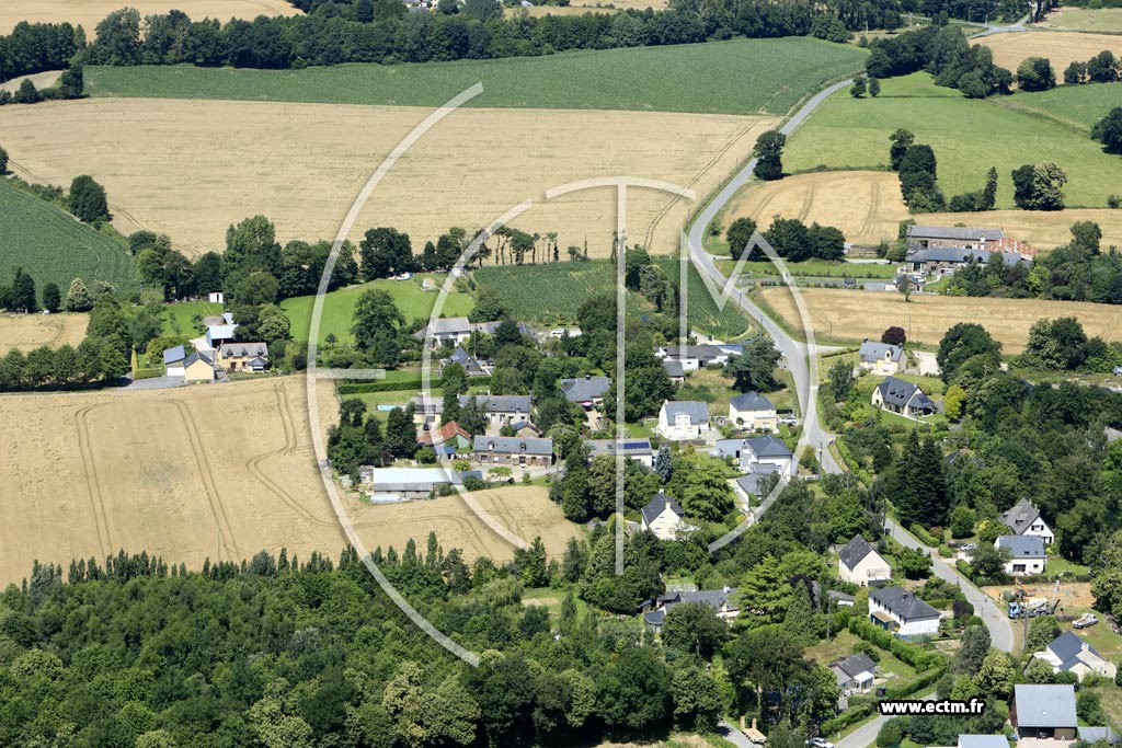 Photo arienne de Bral-sous-Montfort (le Fougeray)