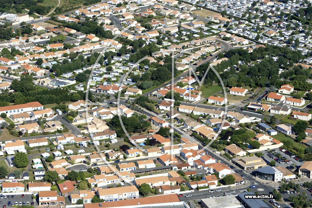 Photo arienne de Bretignolles-sur-Mer (Centre)