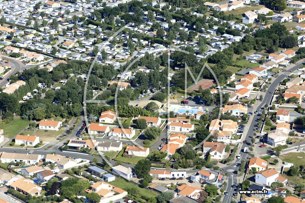 Photo arienne de Bretignolles-sur-Mer (Centre)