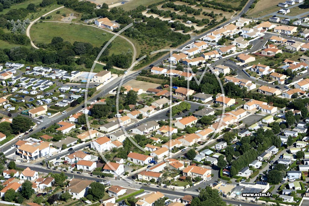 Photo arienne de Bretignolles-sur-Mer (l'den)