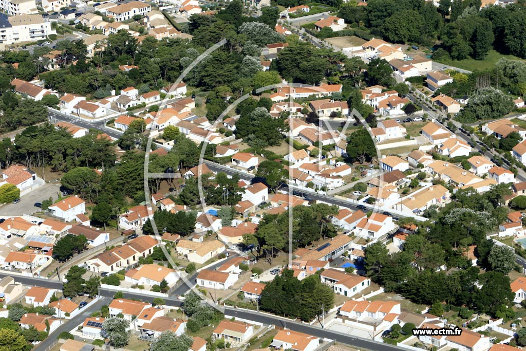 Photo arienne de Bretignolles-sur-Mer (la Pare)