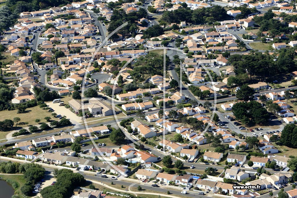 Photo arienne de Bretignolles-sur-Mer (les Fermes Marines)