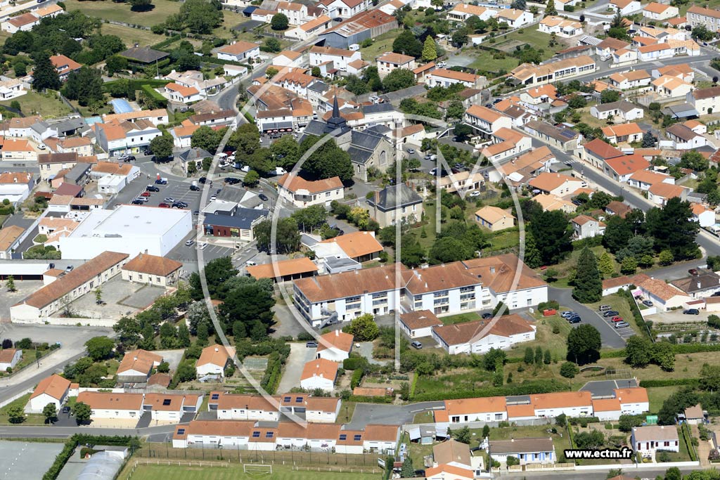 Photo arienne de Commequiers