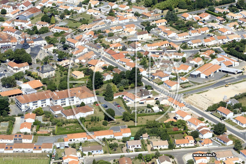 Photo arienne de Commequiers