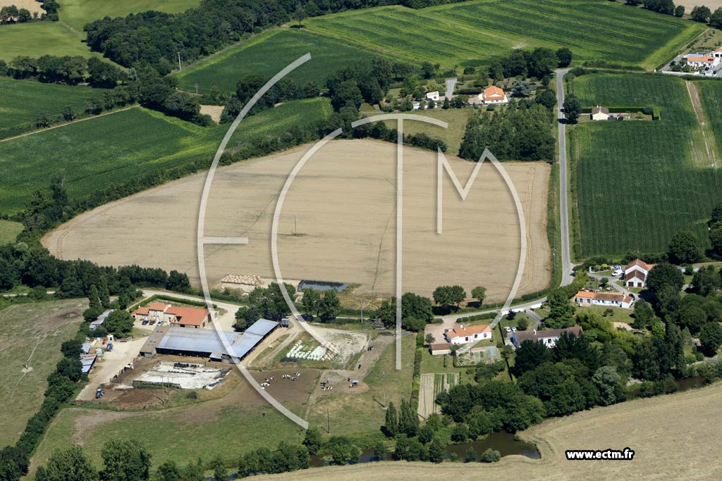 Photo arienne de Commequiers (les Mossardires)