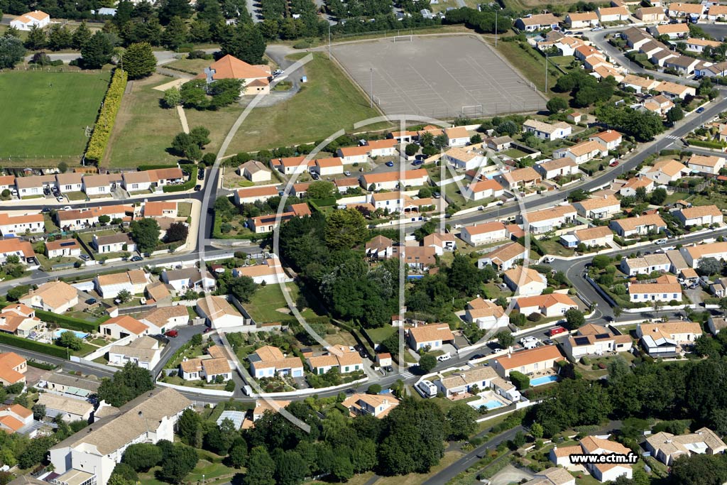 Photo arienne de Givrand