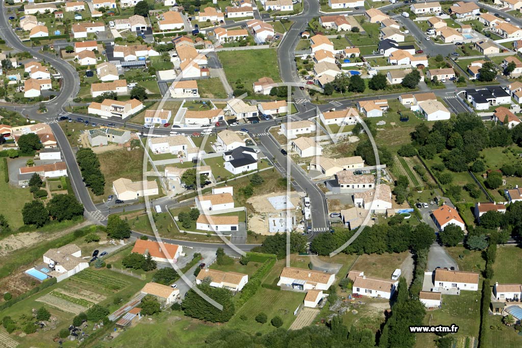 Photo arienne de Landevieille