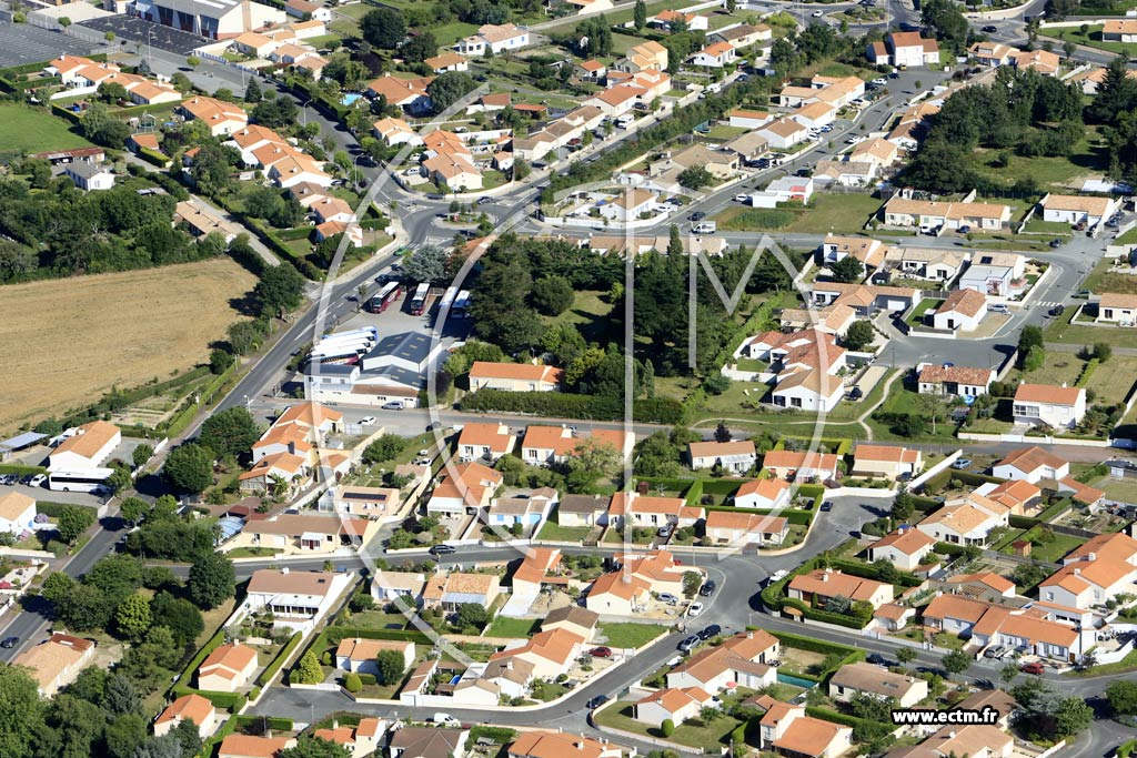 Photo arienne de Landevieille