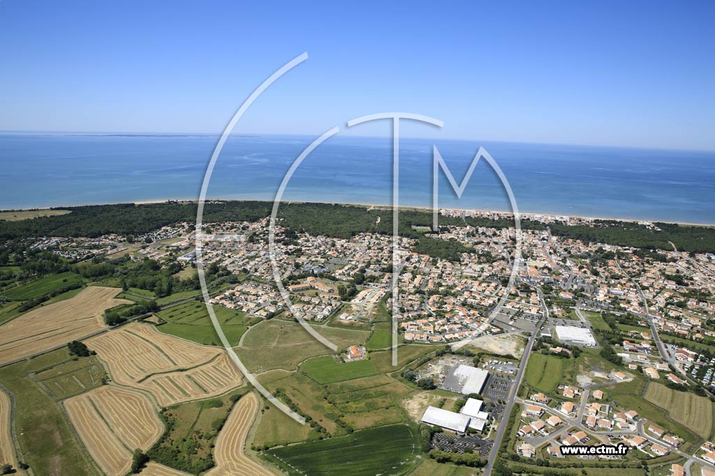 Photo arienne de Notre-Dame-de-Monts