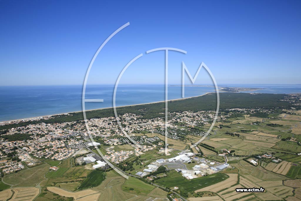Photo arienne de Notre-Dame-de-Monts