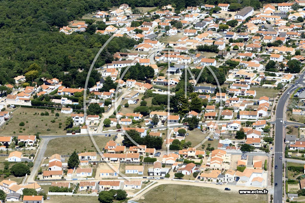Photo arienne de Notre-Dame-de-Monts