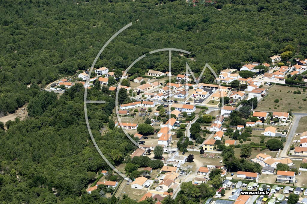 Photo arienne de Notre-Dame-de-Monts