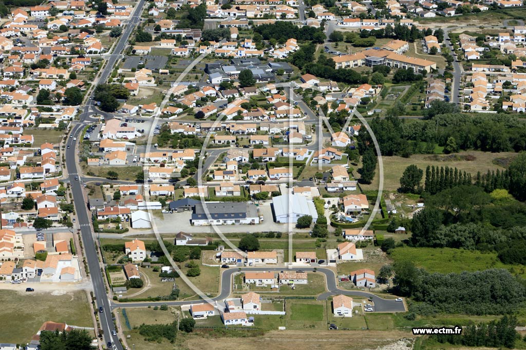 Photo arienne de Notre-Dame-de-Monts