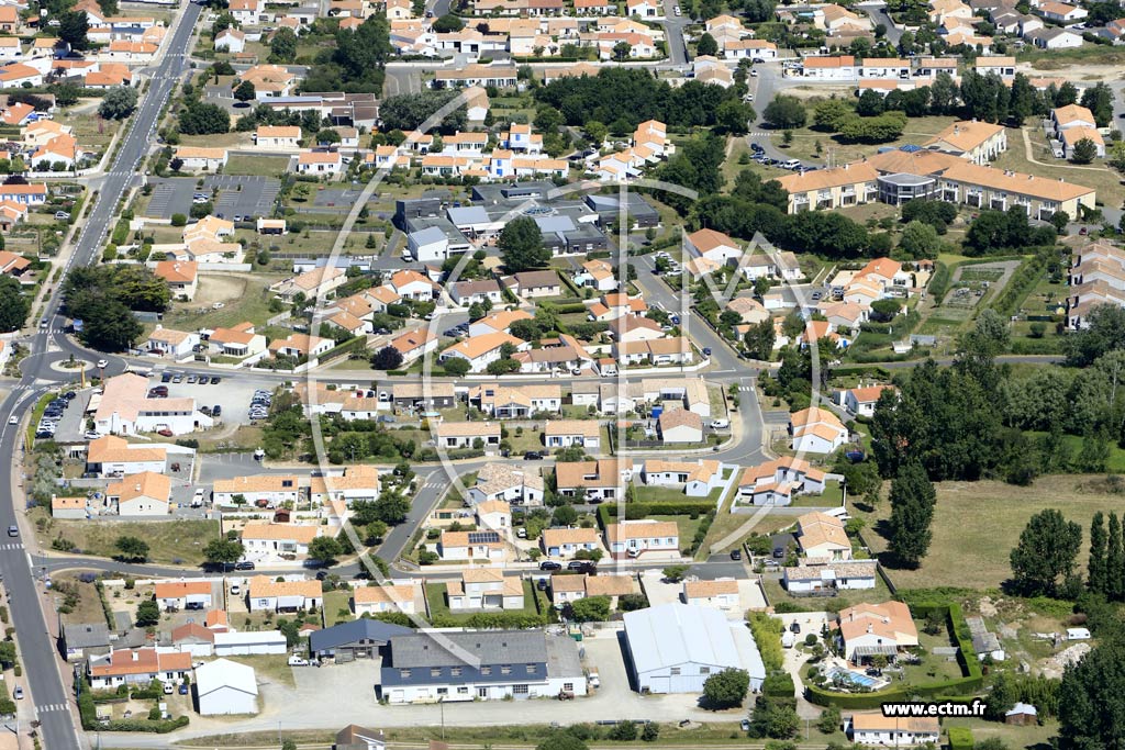 Photo arienne de Notre-Dame-de-Monts