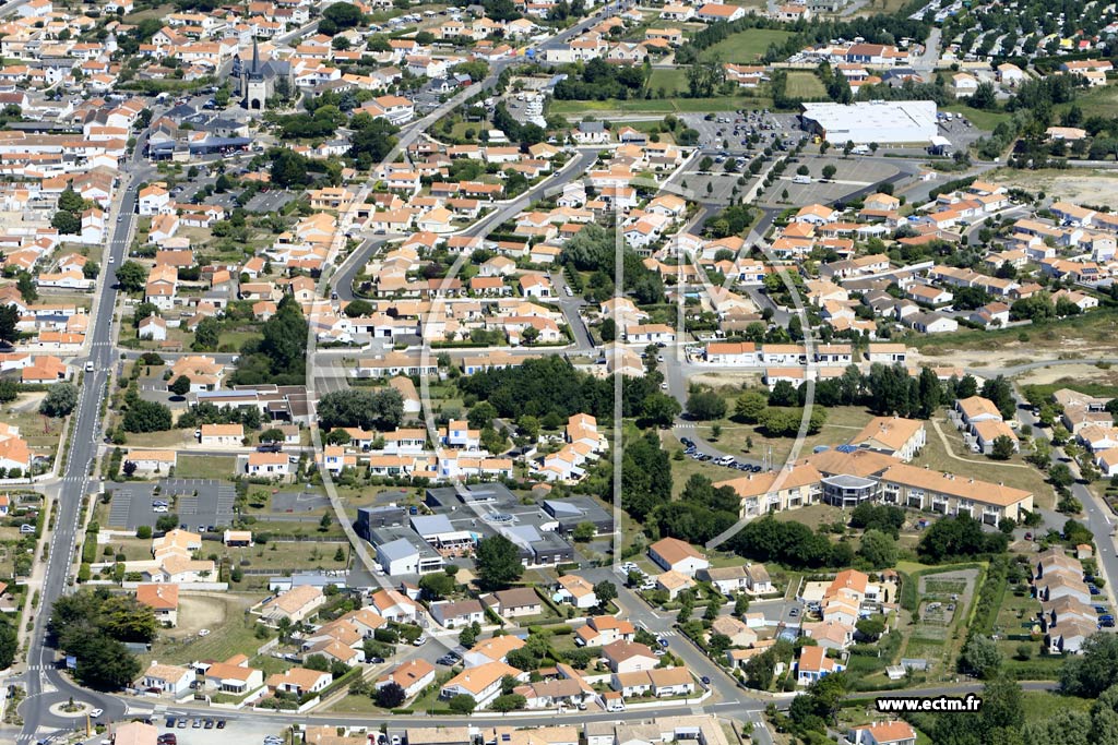 Photo arienne de Notre-Dame-de-Monts