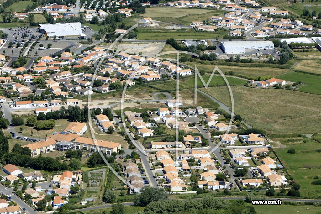 Photo arienne de Notre-Dame-de-Monts