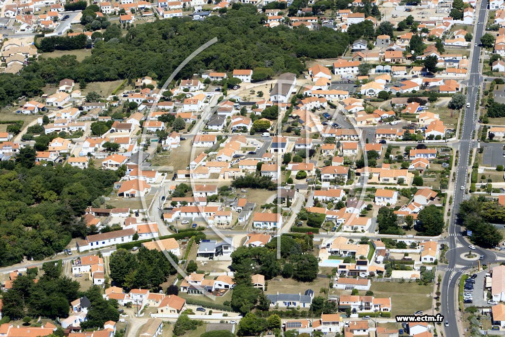Photo arienne de Notre-Dame-de-Monts