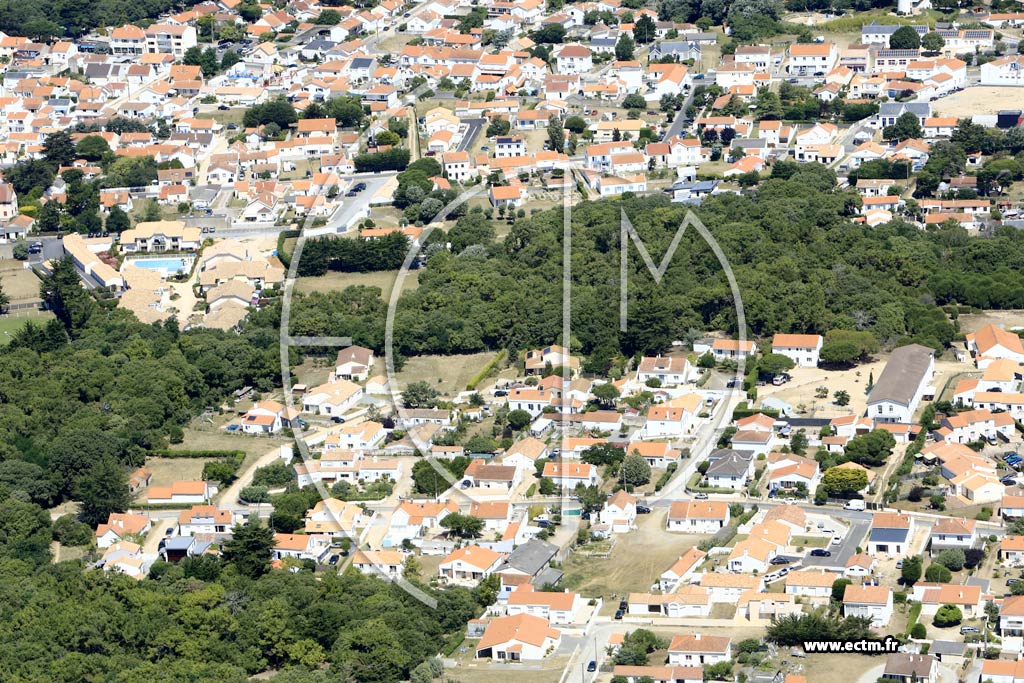 Photo arienne de Notre-Dame-de-Monts