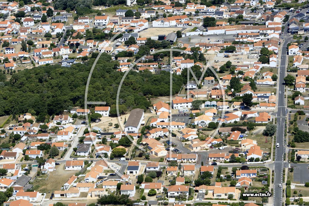 Photo arienne de Notre-Dame-de-Monts
