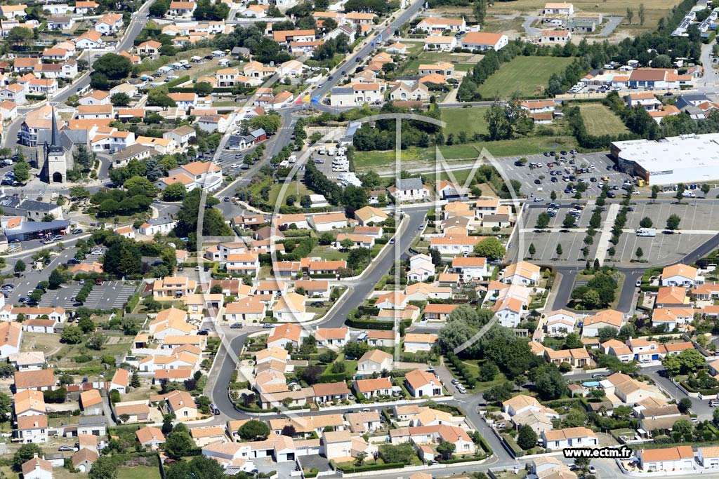 Photo arienne de Notre-Dame-de-Monts