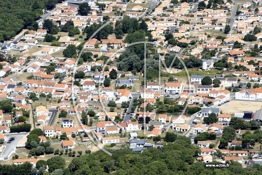 Photo arienne de Notre-Dame-de-Monts