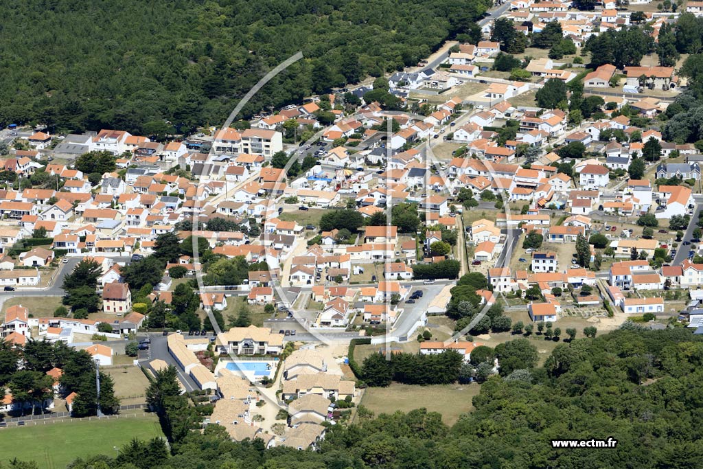 Photo arienne de Notre-Dame-de-Monts