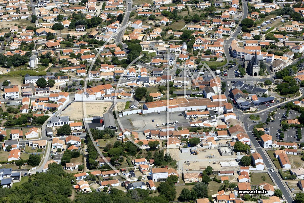 Photo arienne de Notre-Dame-de-Monts