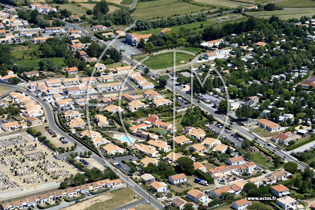 Photo arienne de Notre-Dame-de-Monts