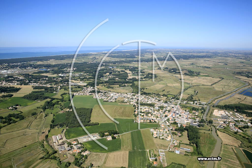Photo arienne de Notre-Dame-de-Riez