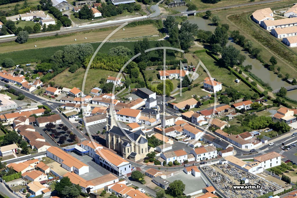 Photo arienne de Notre-Dame-de-Riez