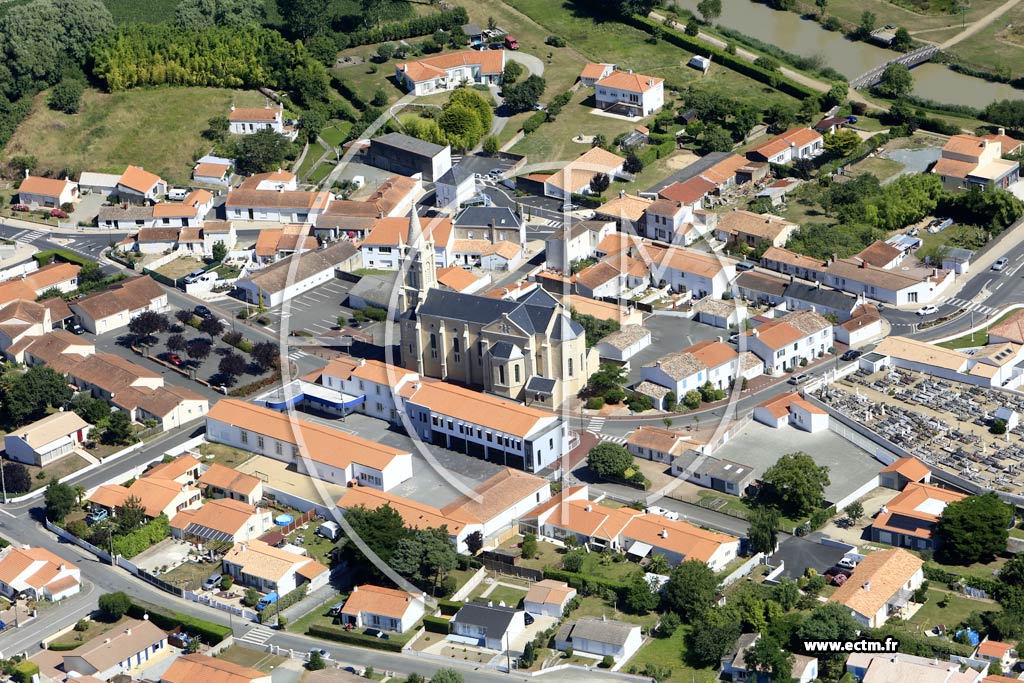 Photo arienne de Notre-Dame-de-Riez