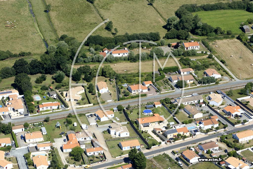 Photo arienne de Notre-Dame-de-Riez