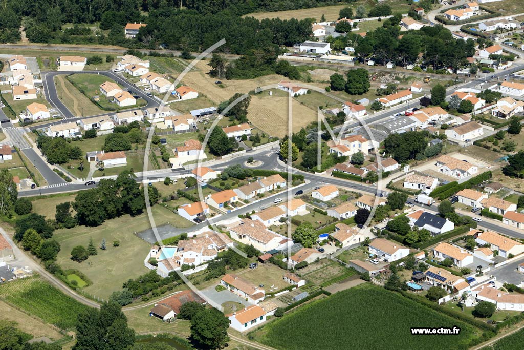 Photo arienne de Notre-Dame-de-Riez (la Trie)