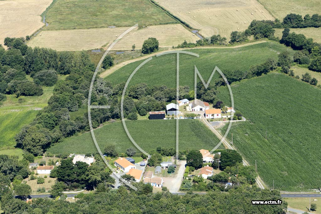 Photo arienne de Notre-Dame-de-Riez (les Trois Fontaines)