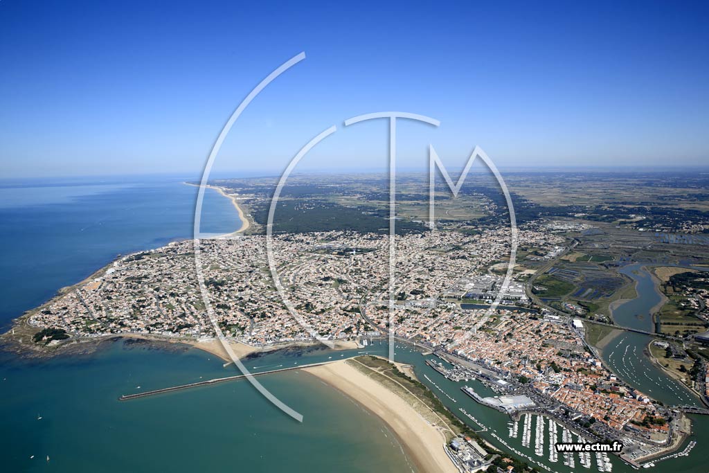 Photo arienne de Saint-Gilles-Croix-de-Vie