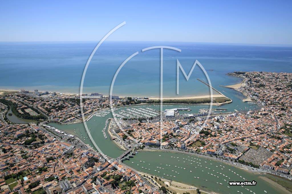 Photo arienne de Saint-Gilles-Croix-de-Vie (Croix de Vie)