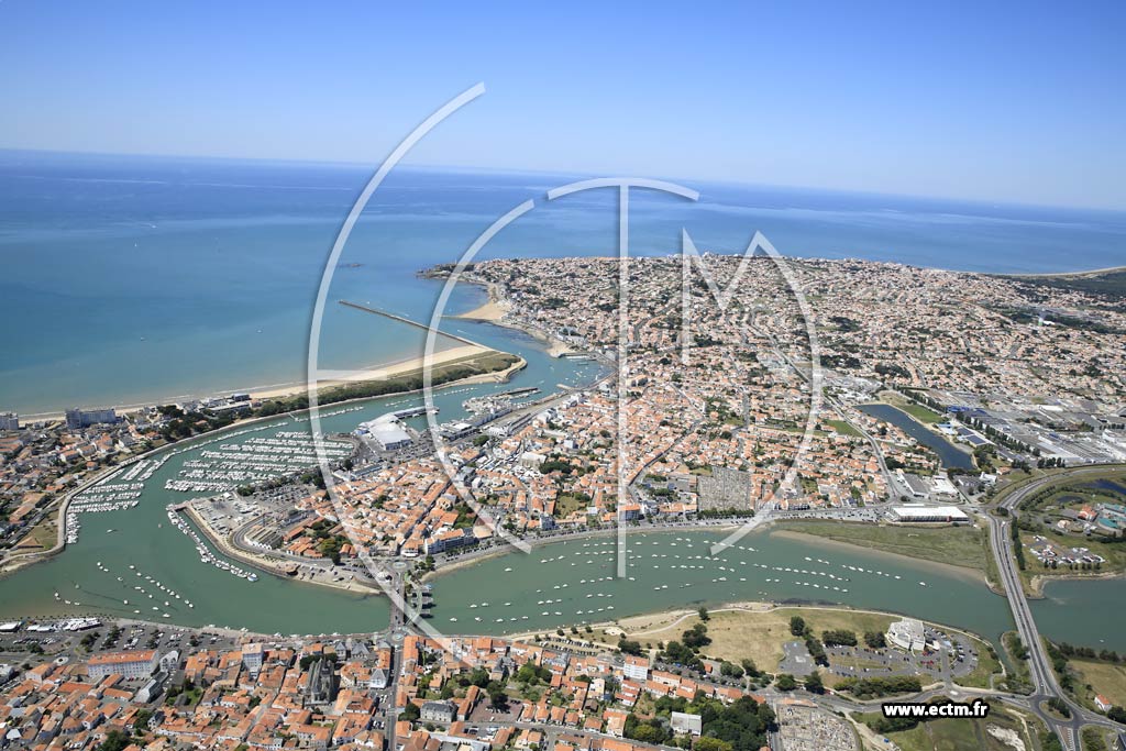 Photo arienne de Saint-Gilles-Croix-de-Vie (Croix de Vie)