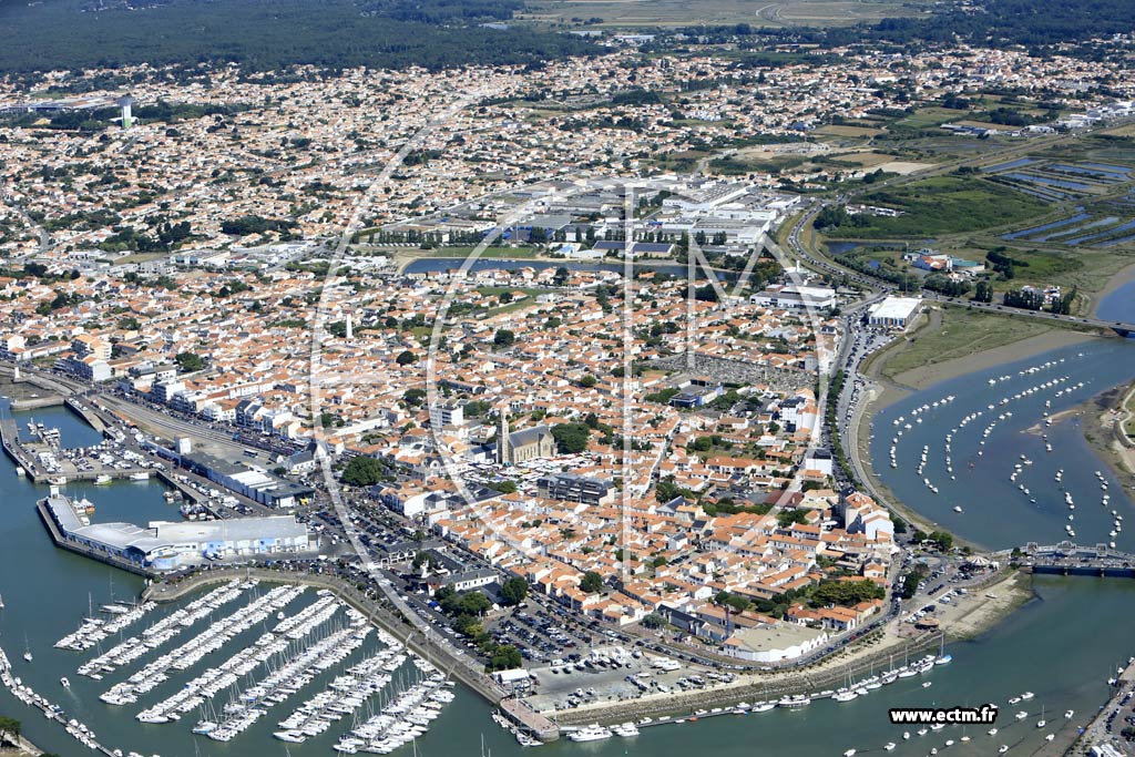 Photo arienne de Saint-Gilles-Croix-de-Vie (Croix de Vie)