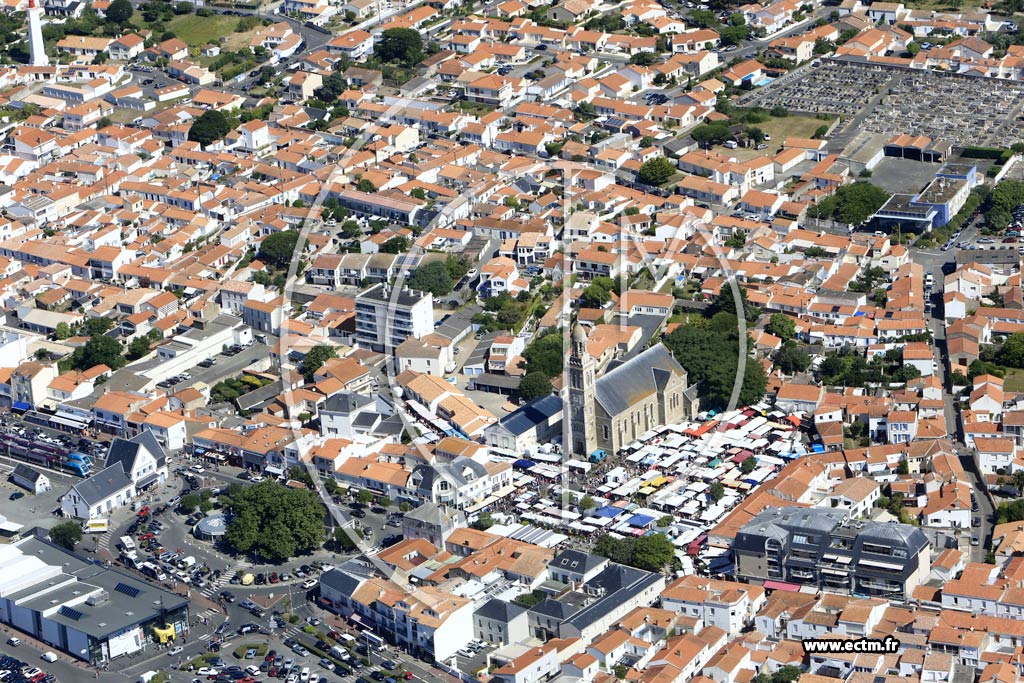 Photo arienne de Saint-Gilles-Croix-de-Vie (Croix de Vie)