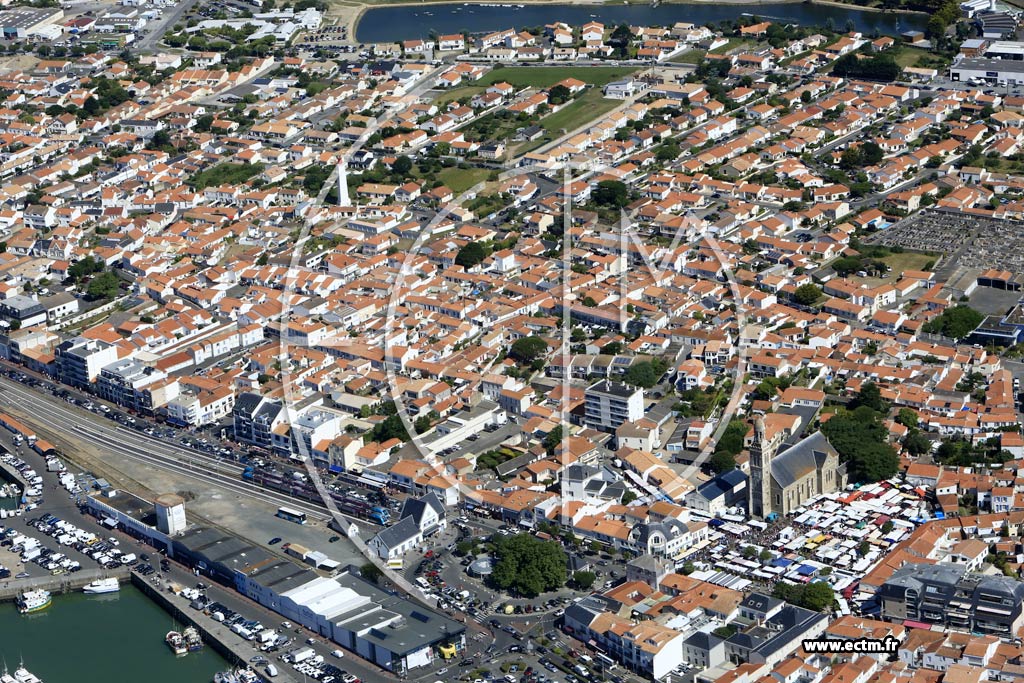 Photo arienne de Saint-Gilles-Croix-de-Vie (Croix de Vie)